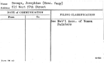 Droege, Josephine (Exec. Secy)