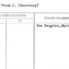 Duffy, Frank J. (Secretary)