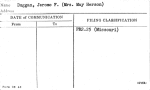 Duggan, Jerome F. (Mrs. May Herson)