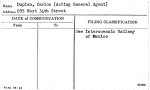 Duplan, Carlos (Acting General Agent)