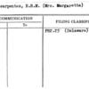 du Plearpentes, R.R.M. (Mrs. Margaretta)