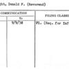 Ebright, Donald F. (Reverend)