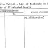 Education Exhibit - List of Incidents To Be The Subjects of Illuminated Panels