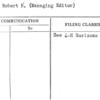 Egan, Robert B. (Managing Editor)