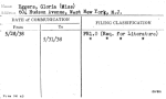 Eggers, Gloria (Miss)
