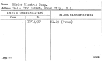 Eisler Electric Corp.