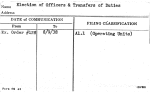 Election of Officers & Transfers of Duties