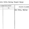 Electric Rifle Moving Target Range
