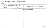 Electric Specialty Company
