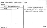 Electrical Contractors' Bids
