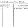Electrical Maintenance Work--Division