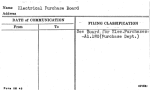 Electrical Purchase Board