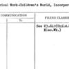 Electrical Work-Children's World, Incorporated