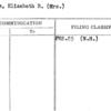 Elkins, Elisabeth R. (Mrs.)