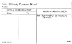 Elliott, Florence (Miss)