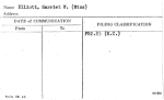 Elliott, Harriet W. (Miss)