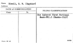 Elwell, E.W. (Cashier)