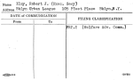 Elzy, Robert J. (Exec. Secy)