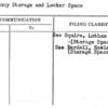 Emergency Storage and Locker Space