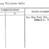 Emergency Telephone Calls