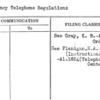 Emergency Telephone Regulations