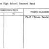 Emerson High School Concert Band
