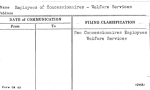 Employees of Concessionaires - Welfare Services