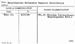 Encyclopaedia Britannica Pamphlet Distribution