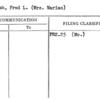 English, Fred L. (Mrs. Marian)