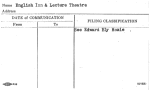 English Inn & Lecture Theatre
