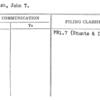 English, John T.