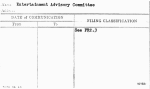 Entertainment Advisory Committee