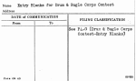 Entry Blanks for Drum & Bugle Corps Contest