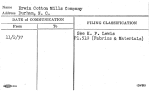 Erwin Cotton Mills Company