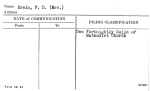 Erwin, F.D. (Mrs.)