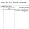 Essex County All High School Orchestra