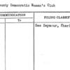 Essex County Democratic Woman's Club
