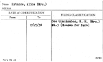 Estance, Alice (Mrs.)