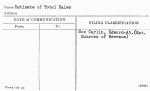Estimate of Total Sales
