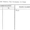 Estimated Federal Tax Receipts at Fair