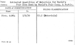Estimated Quantities of Materials for World's Fair Site Used by World's Fair Corp. & Partic.