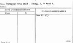European Trip 1938 - Young, J. & Wood R.