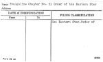 Evangeline Chapter No. 51 Order of the Eastern Star