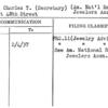 Evans, Charles T. (Secretary) (Am. Nat'l Retail Jewelers Assn.)