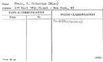Evans, E. Catherine (Miss)