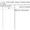 Evans, E.M. (Publisher Durant Weekly News)