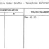 Executive Order Drafts - Telephone Information Service