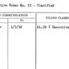 Executive Order No. 52 - Clarified