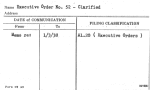 Executive Order No. 52 - Clarified