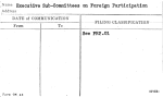 Executive Sub-Committees on Foreign Participation